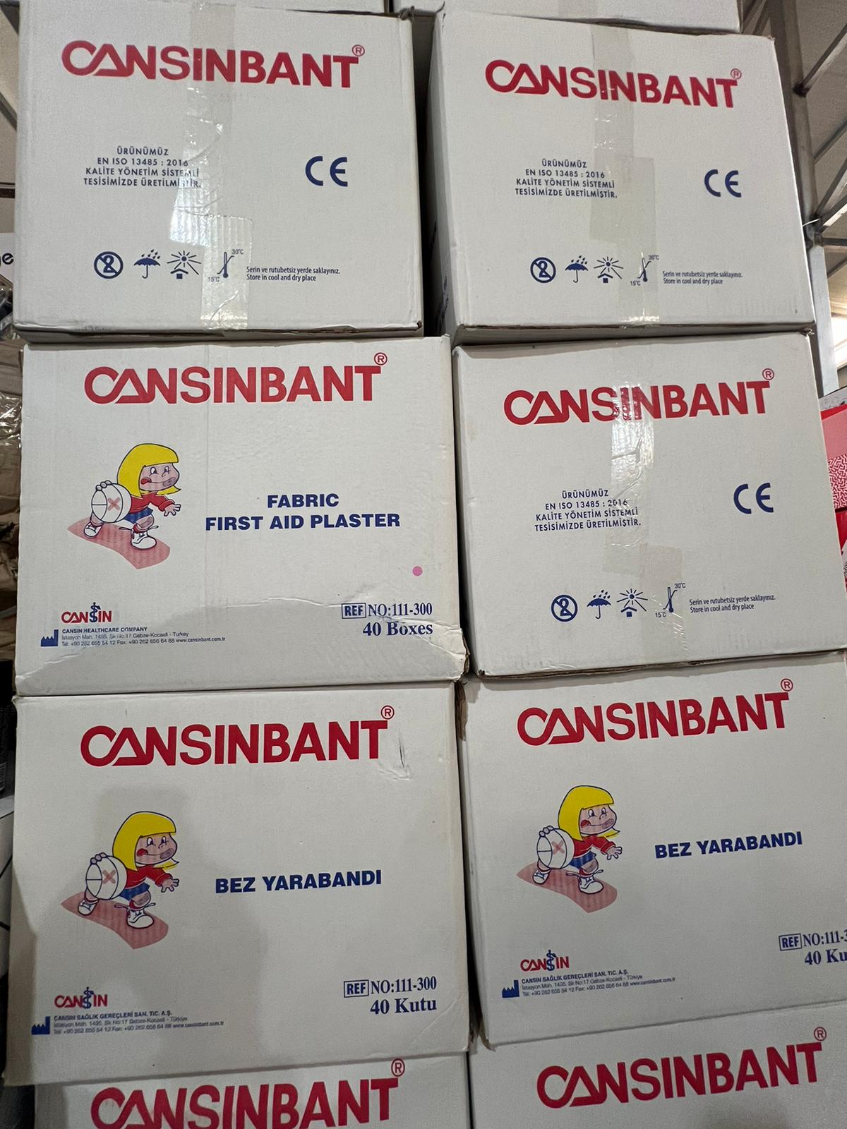 Cansinbant plasturi cu rivanol 300 buc- set engros